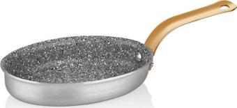 Altınbaşak Alu Granit 11x17cm Mini Oval Tava