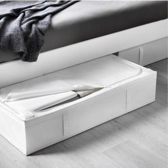 IKEA Skubb 90X53X19 Beyaz Impala Ticaret Yatak Altı Yastık Çarşaf Nevresim Giysi Saklama Kutusu Hurç Kutu