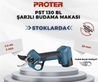 PROTER PST 130 BL ŞARJLI BUDAMA MAKASI