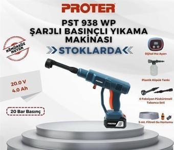 PROTER PST 938 WP ŞARJLI BASINÇLI YIKAMA MakineSI