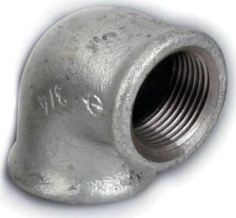 1.1/2'' Galvaniz Dirsek