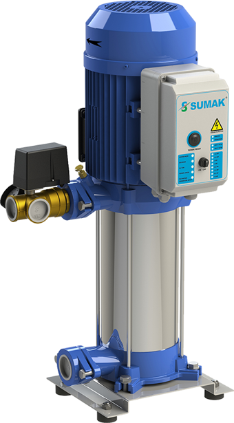 Sumak SHT12 A 400/7 Düşey Milli Kademeli Hidrofor 17 KAT 17 DAİRE