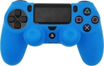 Konsol İstasyonu Ps4 Dualshock 4 Mavi Renkte Silikon Koruyucu Kol Kılıfı (Sifir Ürün)