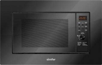 Simfer 2350 23 Lt Siyah Ankastre Mikrodalga Fırın