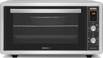 Simfer 4559 Pop-Up Düğme Dijital Turbo Inox 45 Lt Çift Cam Midi Fırın