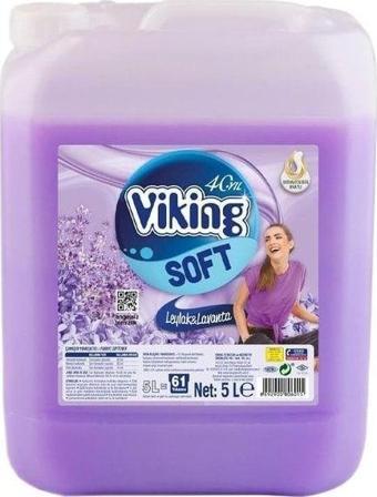 Viking Soft Leylak Lavanta Çamaşır Yumuşatıcı 5Lt.