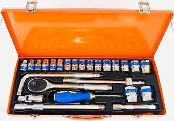 25 PARÇA 1/2 LOKMA SETİ CHROME VANADİUM PARLAK