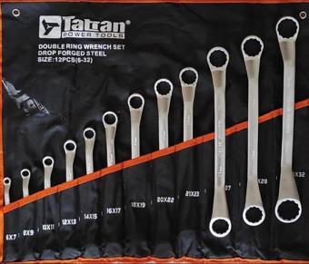 TATİAN 12 PARÇA YILDIZ AĞIZ ANAHTAR SETİ BEZ ÇANTALI