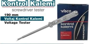 VİSCO KONTROL KALEMİ 190mm DÜZ ÇELİK UÇLU