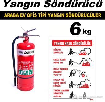 Yangın Söndürme Cihazı Ev Ve Ofis Tipi 6 Kg 40097