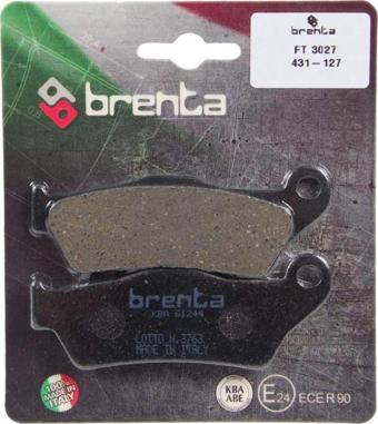 Brenta Organik Fren Balata Ft 3027 Ön Bajaj Pulsar Ns200 Domınar 400 Bmw F750 F800 17-18 Yzf-r125 08