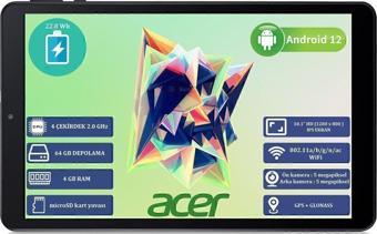 Acer Iconia A10 4 Gb Ram 64 Gb Ssd 10.1" Hd (1280 X 800 ) Ips Yeni Nesil Android Tablet Nt.Lg0Ey.001