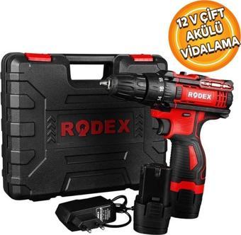 Rodex Rdx3321 Şarjlı Akülü Matkap 12 V Çift Akülü Vidalama