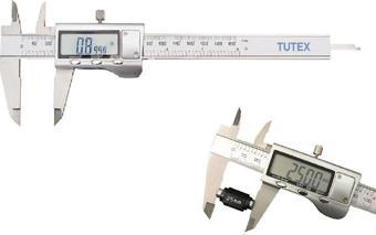 Tutex Dijital Kumpas Metal Kasa Sanayi Tip 0,01-150 Mm