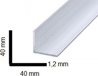 Aksmar Aluminyum Köşebent 40X40 Mm - (2 mt boyunda 3 adet)