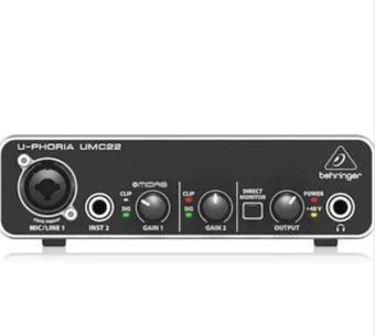 Behringer Umc22 2 Kanal Ses Kart