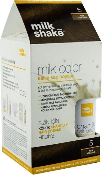 Milk Shake 5 Açık Kestane Ve Hair Cream 50Ml Set