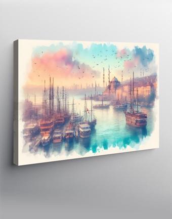 Kanvas Tablo İstanbul Manzarası