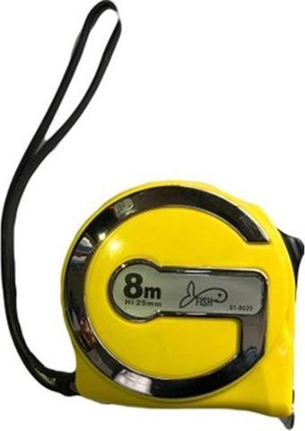 FİSH ÇELİK ŞERİT METRE 8M X 25MM MIKNATISLI