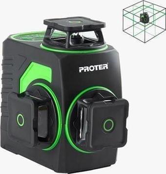 PROTER PL 360 LS 3X360° ÇİFT AKÜLÜ YEŞİL LAZER HİZALAMA