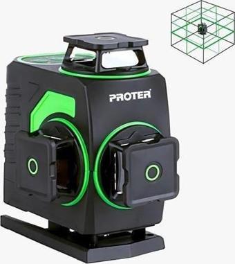 PROTER PL 460 LS 4X360° ÇİFT AKÜLÜ YEŞİL LAZER HİZALAMA