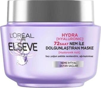 Elseve Hydra Hyaluronic 72 Saat Nem ile Dolgunlaştıran Maske 300 ml