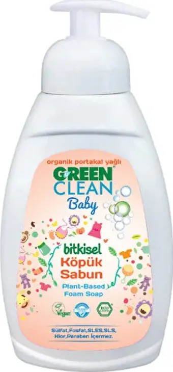 Green Clean Baby Köpük Sabun 450 ml x 3 Adet