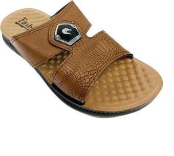 Fashion 6682-24 Anatomik Erkek Terlik Açık Kahve 40-44
