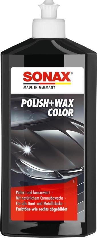 Sonax Renkli Nano Parlatıcı ve Koruyucu Cila Siyah 250 ml