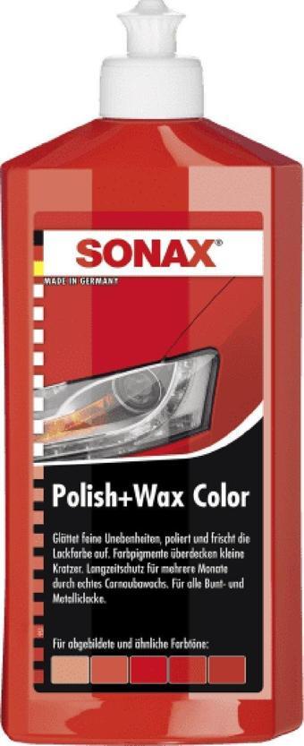 Sonax Renkli Nano Parlatıcı ve Koruyucu Cila Kırmızı 250 ml