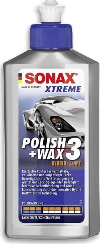 Sonax Xtreme Çizik Giderici Parlatıcı Cila Hybird 250 ml (No:3)