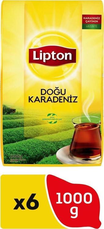 Lipton Doğu Karadeniz Çay 1000 Gr (6'Lı)