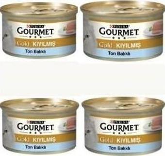 Purina Gourmet Gold Kıyılmış Ton Balıklı Yaş Kedi Maması 85 gr x 4'lü Paket