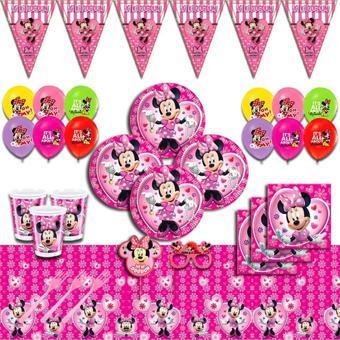 Doğumgünüparti Minniemouse Doğum Günü Parti Setleri 16 Kişilik