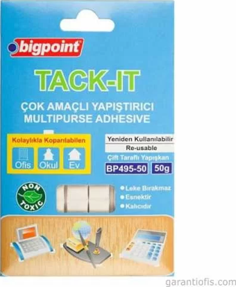 BİGPOİNT BP 495 Tack-İt 50 gr Hamur Yapıştırıcı