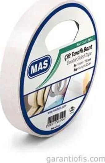 Mas 2612 Çift Taraflı Bant (19mm x 25m)