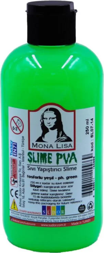 SÜDOR SLIME FOSFORLU YEŞİL 250 ml SL07-14