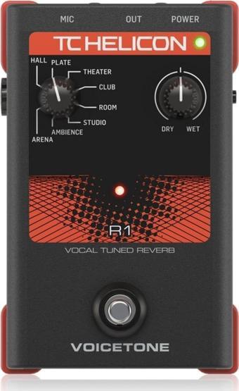 Tc Helicon Voicetone R1 Stüdyo Kalitesinde Canlı Vokal Yankı İçin