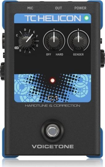 Tc Helicon Voicetone C1 Esnek Perde Düzeltmesi İçin Basit 1 Düğm