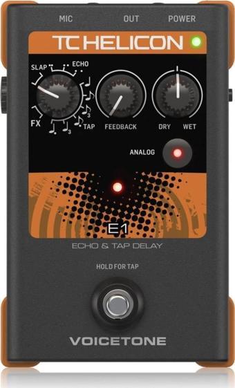 Tc Helicon Voicetone E1 Etkileyici Vokal Eko Efektleri İçin Tek D