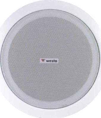 Westa 8" 30W Trafolu Alçıpan Hoparlör (Beyaz) Ws-2035T