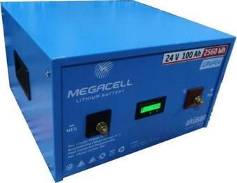 MEGACELL-LiFePO4 25,6V 100Ah Lityum Demir Fosfat Akü