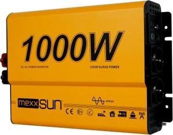 MEXXSUN 1000 W Watt Tam Sinüs Inverter 12v-220v Invertör