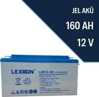 Lexron 160 Amper 12 Volt Jel Akü - 160 Ah Jel Akü