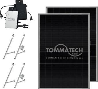 TommaTech 300We 2x240Wp Mikro İnverter Balkon Güneş Paneli Paketi