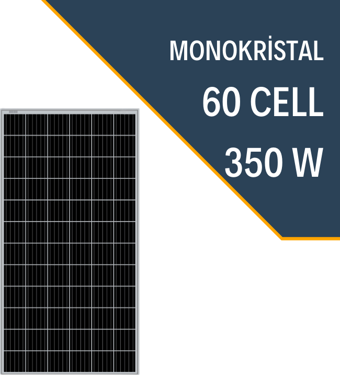 Lexron 350W MONOKRİSTAL GÜNEŞ PANELİ