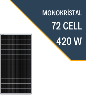 Lexron 420W MONOKRİSTAL GÜNEŞ PANELİ