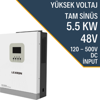 Lexron 5.5KW MPPT PARALEL 120-500V PV INPUT 100A MPPT INVERTER PARALLENEBİLİR