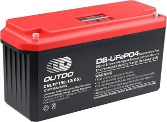 OUTDO 12.8V 150 Ah/10 HR Lithium Akü