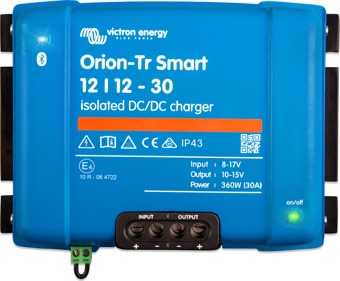 Victron 12/12V 30A İzoleli DC-DC Şarj Cihazı Charger Bluetooth Özellikli, ORI121236120, 